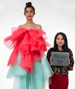 Fashion design; Class: Studio III;  Student: Meiliani Tjia