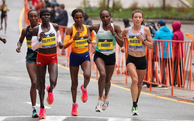 A lead group of five