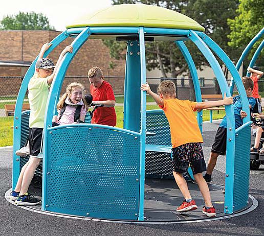 KIDS ON PARK EQUIPMENT