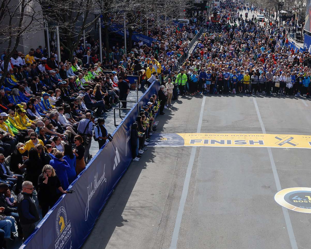 Finish Line Dedication & One Boston Day Ceremony