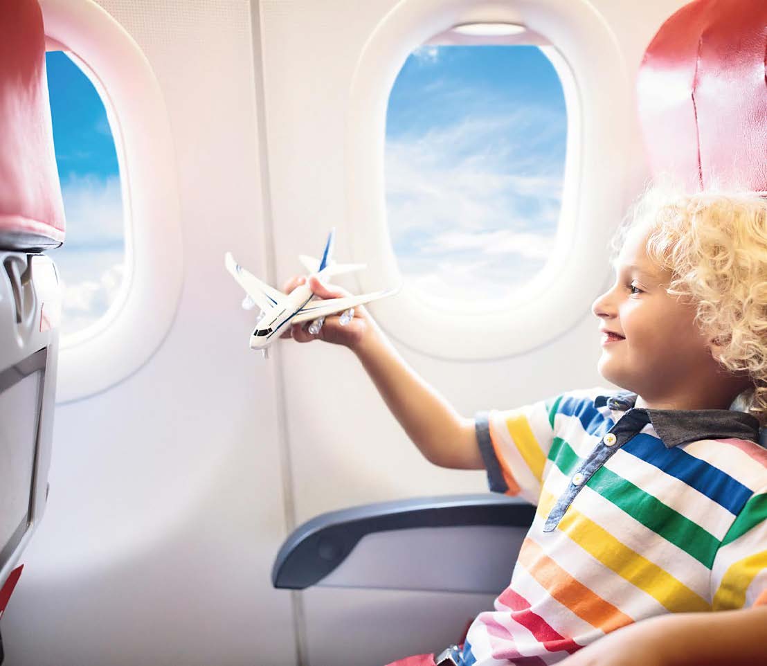 BOY ON PLANE