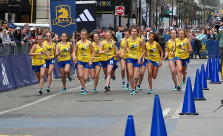 B.A.A. HIGH SCHOOL INVITATIONAL MILE RESULTS