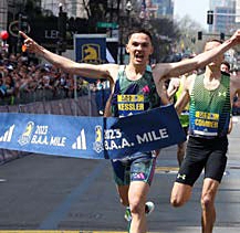 B.A.A. PROFESSIONAL INVITATIONAL MILE RESULTS