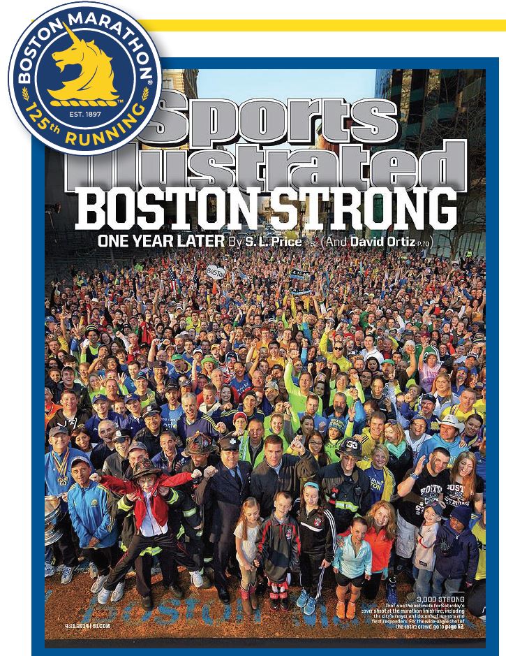 BOSTON MARATHON 125TH RUNNING