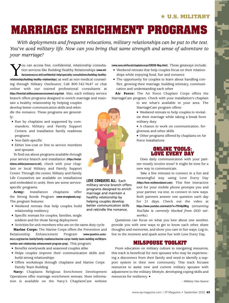 MARRIAGE ENRICHMENT PROGRAMS