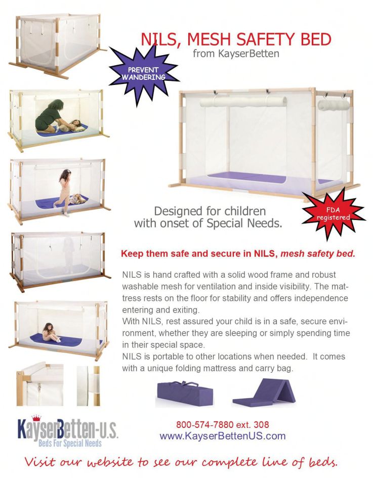 NILS, MESH SAFETY BED