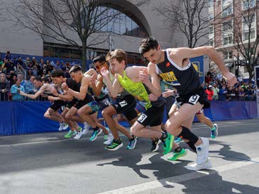B.A.A. PROFESSIONAL INVITATIONAL MILE RESULTS