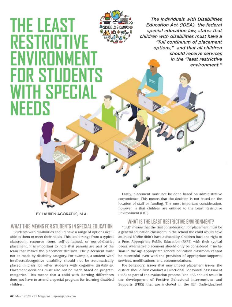 the-least-restrictive-environment-for-students-with-special-needs