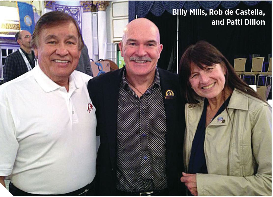 Billy Mills, Rob de Castella,
and Patti Dillon