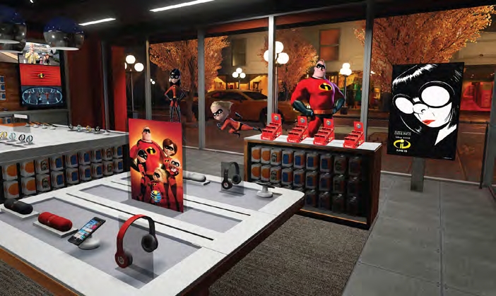 Brand integration of The Incredibles with the AT&T Store; Class: Lifestyle Brand Strategies