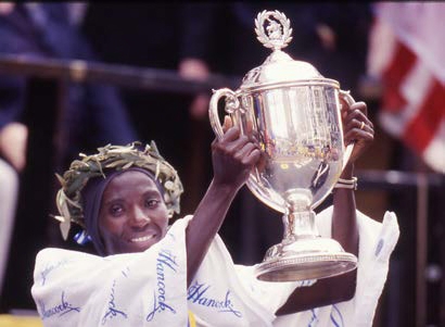 Four-time champion Catherine Ndereba
