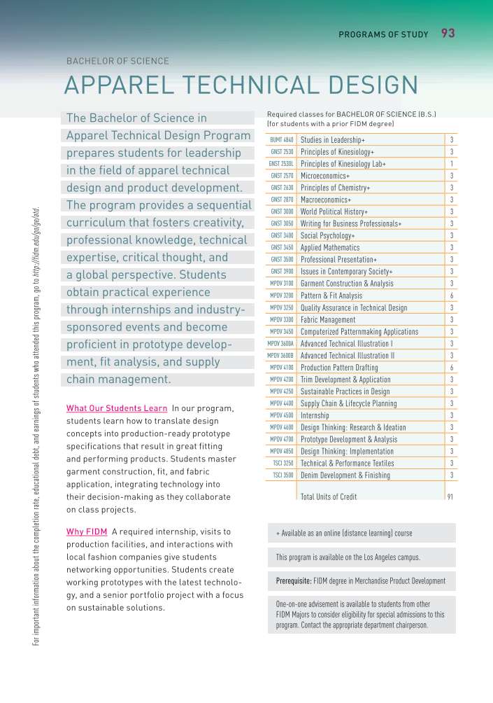 Apparel Technical Design